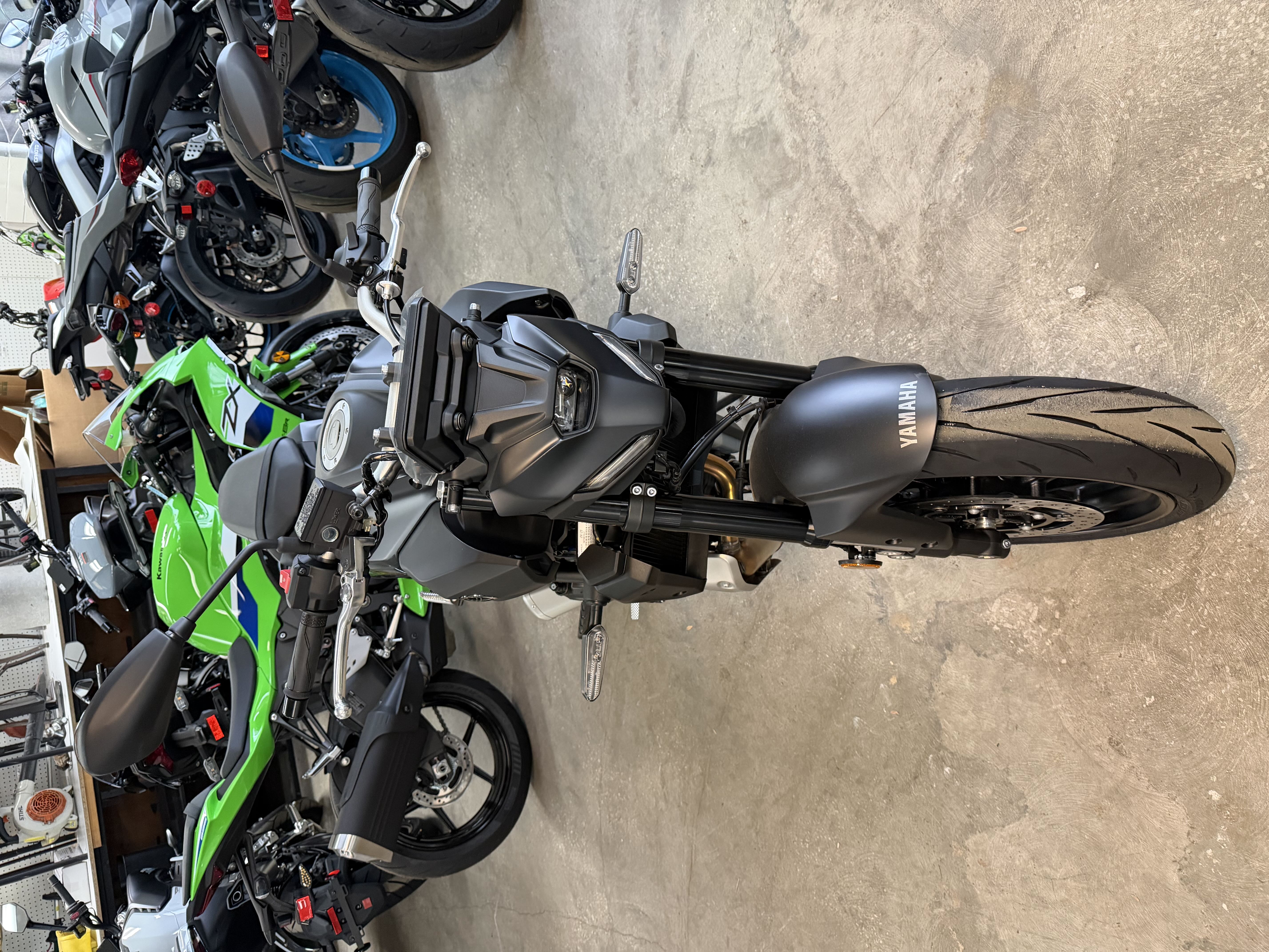 2026 YAMAHA MT-07 MATTE CHARCOAL BLACK Y003800 - Shawnee Cycle