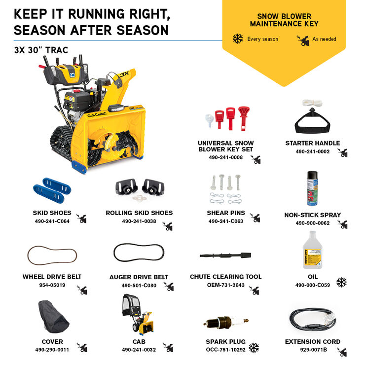 2023 Cub Cadet TRAC Snow Blower 3X - 30 in for sale in the Pompano Beach, FL area. Get the best drive out price on 2023 Cub Cadet TRAC Snow Blower 3X - 30 in and compare.