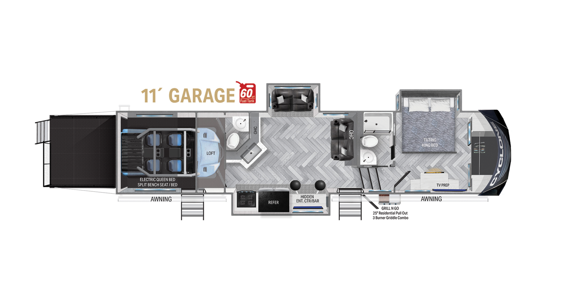 2023 HEARTLAND Cyclone - 3511 for sale in the Pompano Beach, FL area. Get the best drive out price on 2023 HEARTLAND Cyclone - 3511 and compare.