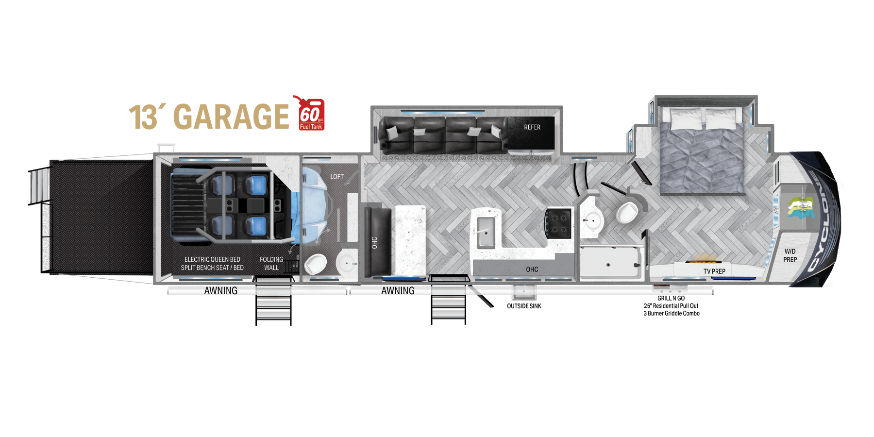 2023 HEARTLAND Cyclone - 4007 for sale in the Pompano Beach, FL area. Get the best drive out price on 2023 HEARTLAND Cyclone - 4007 and compare.