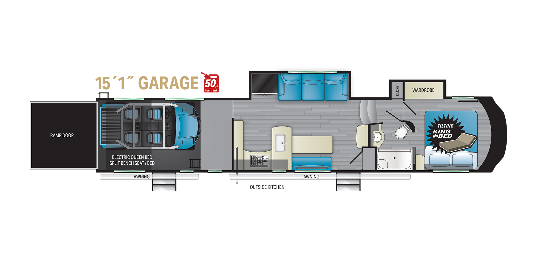 2023 HEARTLAND Cyclone - 4115 for sale in the Pompano Beach, FL area. Get the best drive out price on 2023 HEARTLAND Cyclone - 4115 and compare.