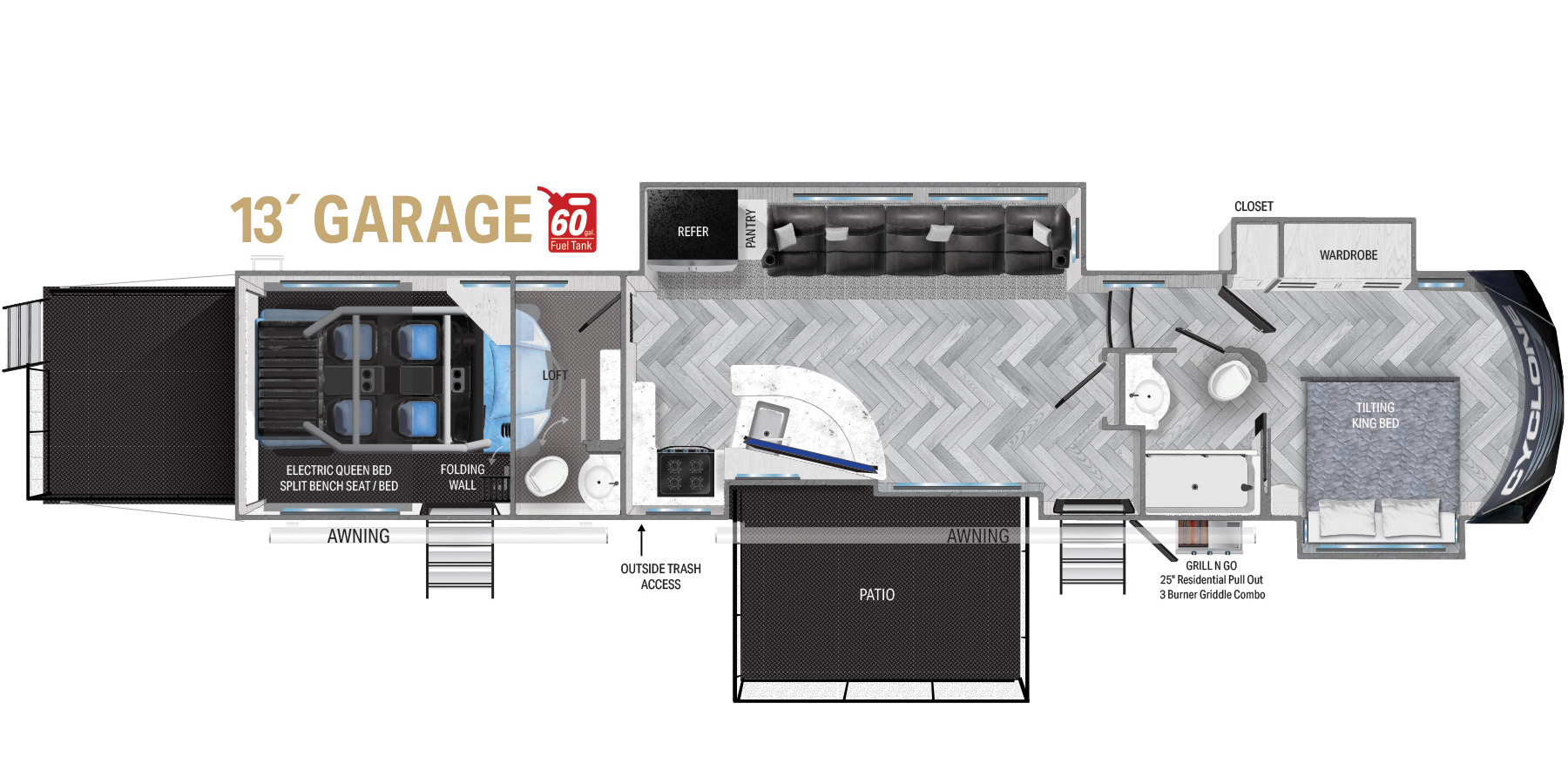 2023 HEARTLAND Cyclone - 4270 for sale in the Pompano Beach, FL area. Get the best drive out price on 2023 HEARTLAND Cyclone - 4270 and compare.