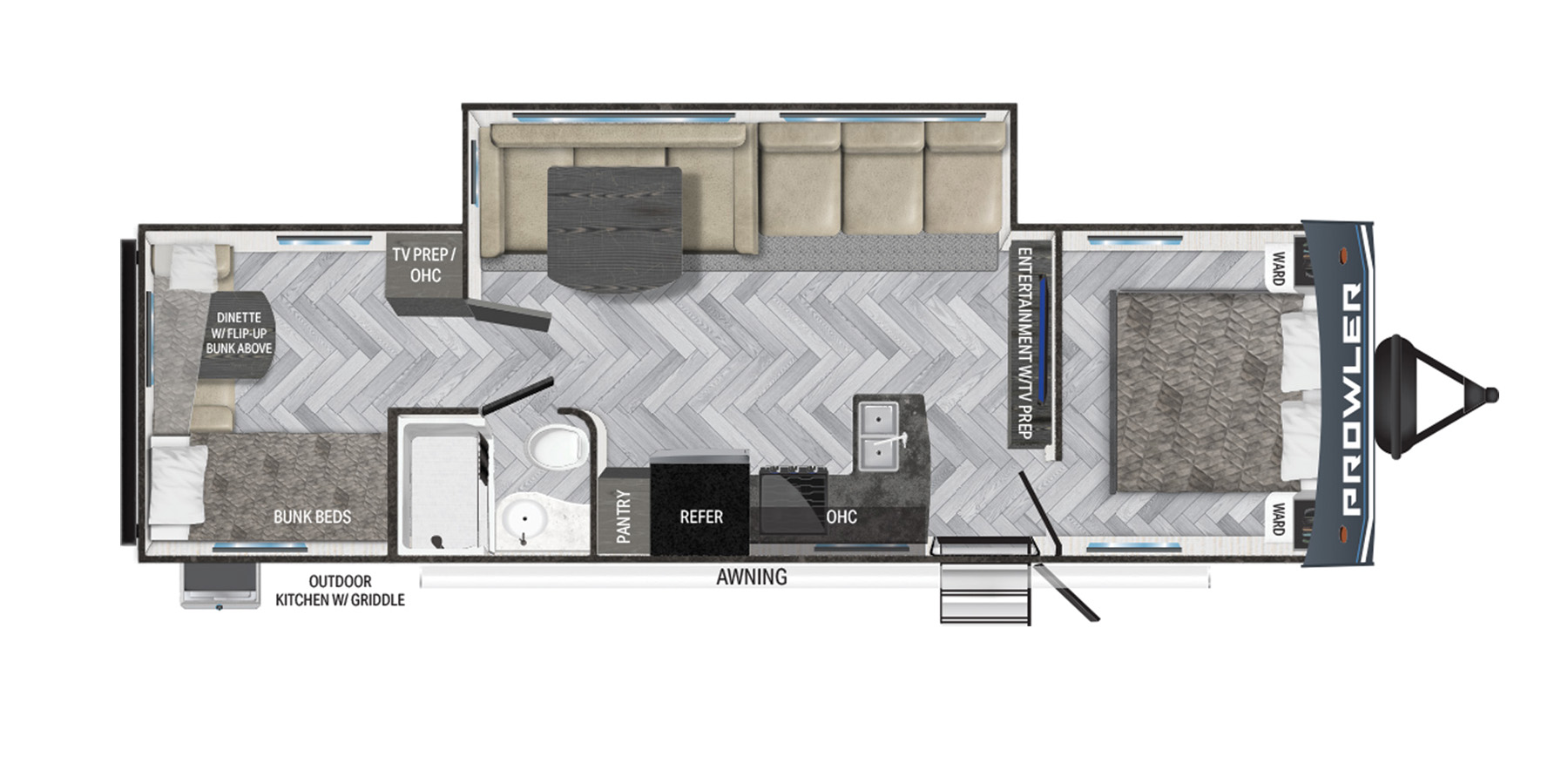 2023 HEARTLAND Prowler - 303 SBH for sale in the Pompano Beach, FL area. Get the best drive out price on 2023 HEARTLAND Prowler - 303 SBH and compare.