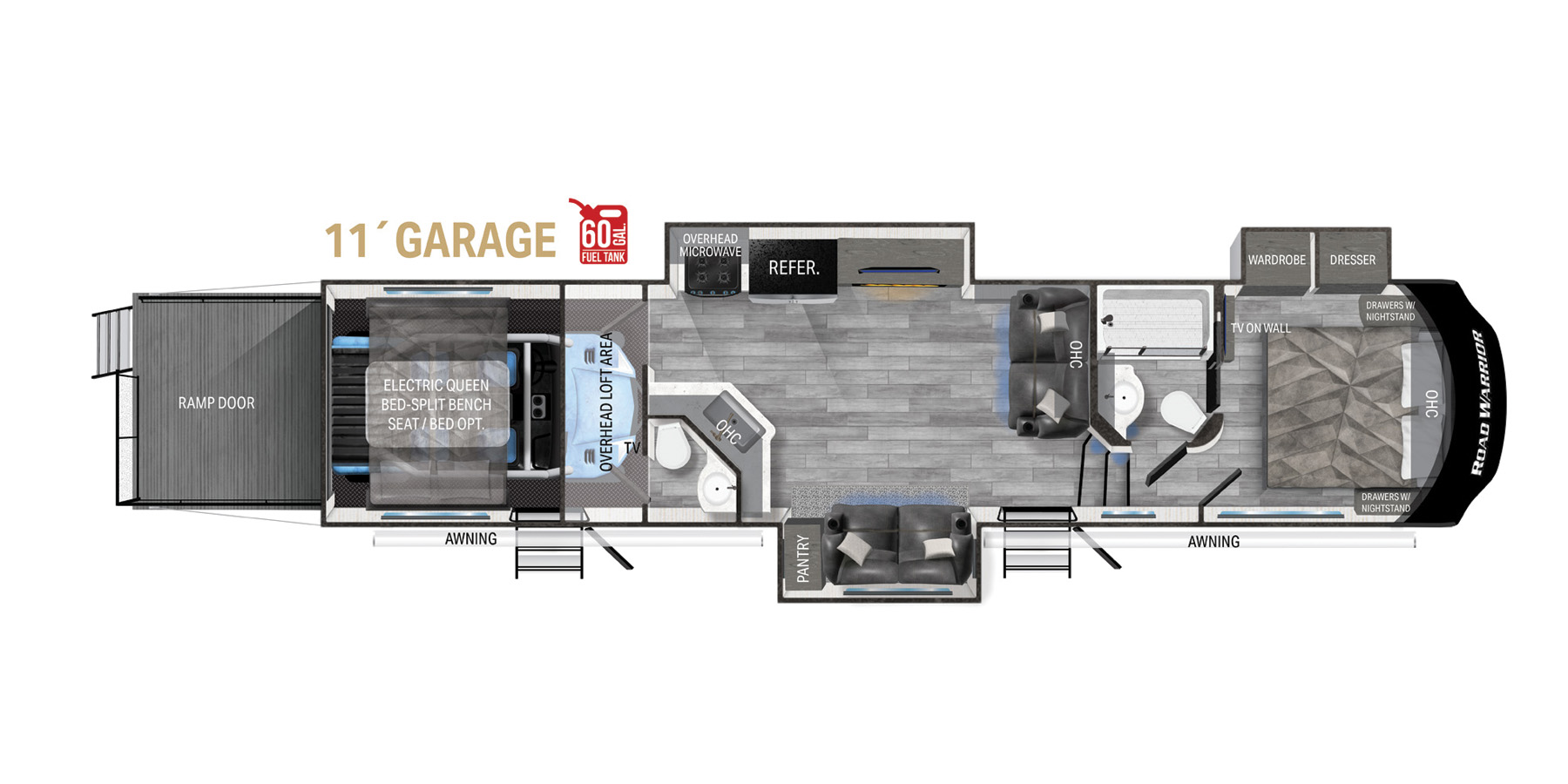 2023 HEARTLAND Road Warrior - 351 for sale in the Pompano Beach, FL area. Get the best drive out price on 2023 HEARTLAND Road Warrior - 351 and compare.