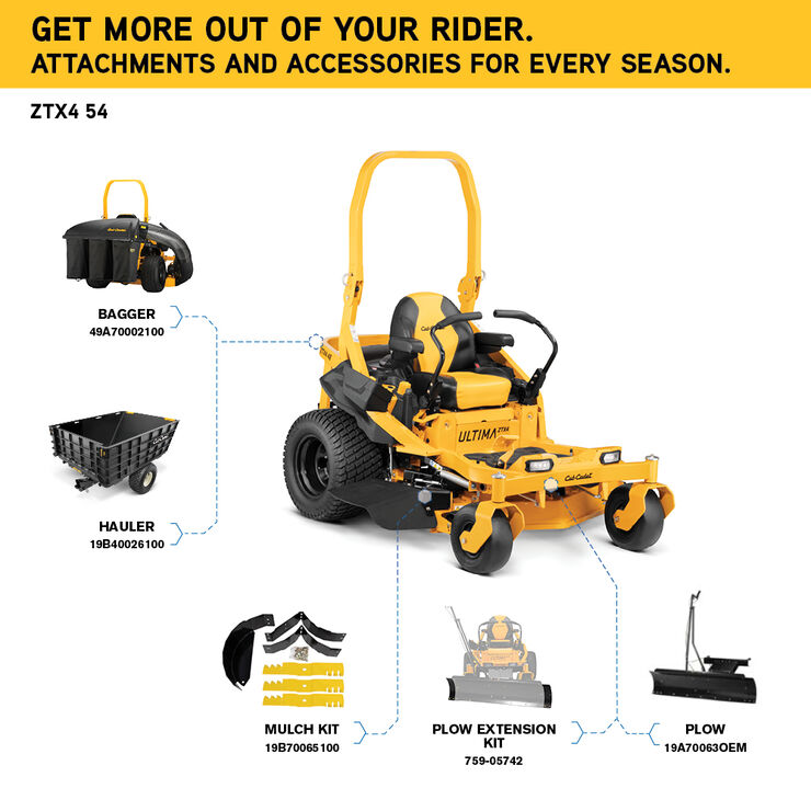 2024 Cub Cadet ZTX4 - 54 for sale in the Pompano Beach, FL area. Get the best drive out price on 2024 Cub Cadet ZTX4 - 54 and compare.