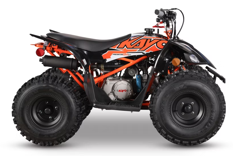 2024 Kayo Predator - 125 for sale in the Pompano Beach, FL area. Get the best drive out price on 2024 Kayo Predator - 125 and compare.